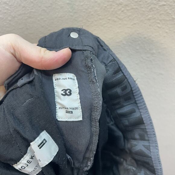 Projek raw Men’s Pants Slim Sz 33 Acti Flex Black/Noir Activewear Hiking Karate - Picture 9 of 9